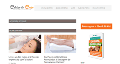 Desktop Screenshot of cuidardocorpo.com