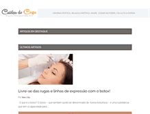 Tablet Screenshot of cuidardocorpo.com